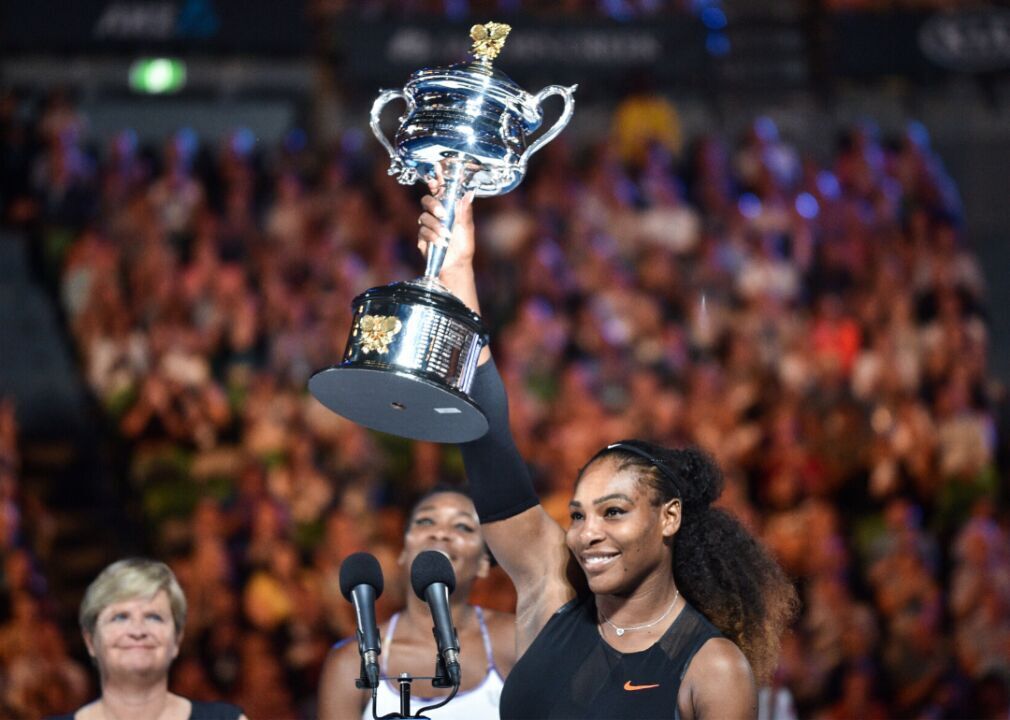 2017: Serena Williams sets several records in Australia
